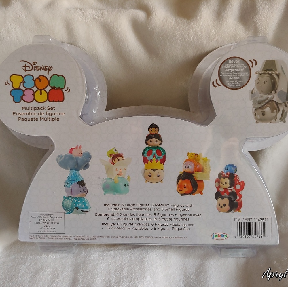 🏷23 Piece Disney Tsum Tsum Figure Set NIB Silver - Picture 4 of 7
